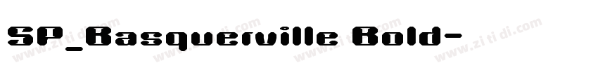 SP_Basquerville Bold字体转换